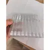 Tubo transfronteiriço com subescova de cílios de diamante haste de cristal pente de cílios espiral escova de sobrancelha escova de curvar cílios portátil