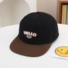 Sombrero Infantil Primavera y Verano Nuevo Bebé Sombrero Hip-hop Niños y Niñas Gorra de Béisbol Protector Solar Sombrilla Sombrero de Ala Plana