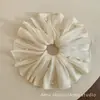 Falda de perlas estilo francés scrunchie de perlas goma para el pelo grande estilo coreano cuerda para el pelo de coleta baja banda elástica