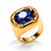 Anillo Geométrico Redondo de Acero de Titanio y Circonita Estilo Ins Europeo y Americano, Joyería para Mujer Moderna y de Alta Gama en Oro de 18K, Resistente al Agua y que No se Desvanece