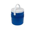 Balde Térmico Redondo de 3,8L com Saída de Água, Caixa Térmica Refrigerada para Levar, Montável em Carro, Balde Térmico Portátil para Exterior
