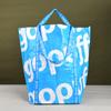 Bolso de mano de piel de serpiente tejido de fábrica, de gran capacidad, con película de impresión a color, para publicidad, con impresión de bolsas tejidas de PP y logotipo.