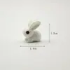 Mini Animais Pequenos Desenho Animado Coelho Galinha Pato Ovelha Vaca Porco Boneca Resina Decoração de Mesa Micro Paisagem Ornamentos