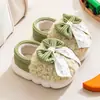 Zapatos de Algodón para Niños 2025 Nuevos Otoño e Invierno para Niñas de Interior para el Hogar Cálidos Antideslizantes Zapatos de Princesa para Niñas