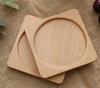 Filigrana Esmalte Madera de Acacia Haya Nogal Negro Esterilla Aislante Posavasos Taza para el Té Posavasos de Madera Maciza