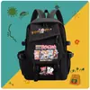 Mochila de mercancía del anime Magical Girl Madoka Magica Kuubi, con Madoka Kaname y Akemi Homura, una mochila escolar estilo 2D para niñas