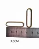 Fivela Acessórios de Ferragens para DIY Fivela Metálica para Bolsa Formato de Ovo Fivela Oval Argola D Fivela Quadrada Puxador de Zíper Fivela de Alça Nenhuma