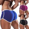 2021 Novo Verão Comércio Exterior Europeu e Americano Mulheres Grande Tamanho Sexy Cor Sólida Cintura Baixa Esportes Running Tight Hip Shorts