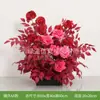 Arreglo Floral para BodaFlores Artificiales para Fiestas de Cumpleaños, Decoraciones de Ventanas, Escenario de Boda, Decoraciones de Compromiso, Uso en Interiores y Exteriores