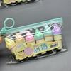 Qiansefang Comercio Exterior Vigor Cantina Tubo Dulce Mini Resaltador Helado Mini Énfasis Garabatos Graffiti Pluma Fluorescente