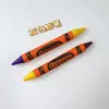 4 Colores, 8 Colores, 12 Colores Doble Punta Dos Tonos Crayones de Pintura para Niños Suministro Directo de Fábrica Crayones para Jardín de Infancia
