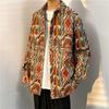Camisa de Manga Larga con Letra 2025 Estilo Japonés de Hong Kong Camisa Holgada para Hombre Verano Trendy Versátil Chaqueta Casual