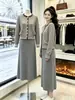 Cárdigan de punto a rayas, prenda exterior para mujer, primavera/otoño, estilo corto, inspirado en Corea, suave y elegante, corte holgado, adecuado para figuras petite, suéter, capa exterior, top de moda