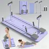 Tabla Multifuncional Plegable para Ejercicios Abdominales para Entrenamientos en Casa, Tabla de Pilates, Soporte para Plancha, Rueda Abdominal con Rebote Automático
