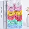 Cien accesorios básicos preferenciales coreanos para el cabello banda de cuero cuerda para el cabello 3 tarjetas Código de barras cuerda para la cabeza banda de cuero anillo para el cabello 2 yuanes