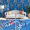 Papel de parede autoadesivo por atacado quarto casa fresco estilo pastoral dormitório renovação papel de parede fundo adesivos decorativos de parede