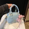 2025 Nuevo Diseño Nicho Lindo Estampado Bolso Boston Portátil Casual para Ir al Trabajo PU de Alta Gama Cruzado Bolso de Mujer