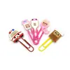 Clips de papel fluorescentes de dibujos animados con temática médica, marcapáginas que absorben y emiten luz, papelería para estudiantes y oficina, regalo pequeño