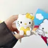 Gato Gatito de Silicona Dibujo Animado Lindo Adecuado para Soporte Magnético Magsafe con Fuerte Adsorción y Airbag Retráctil para Escritorio