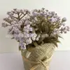 Fornecimento direto da fábrica simulação planta verde pequeno bonsai estilo europeu colorido buquê de malte decoração sala de estar decoração de escritório
