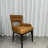 Cadeira de Jantar Estilo Italiano para Uso Doméstico, Cadeira Encosto Macio de Luxo Leve, Cadeira de Reunião Casual Moderna Minimalista, Cadeira de Mesa de Jantar de Hotel, Cadeira de Jantar