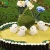 Planta en Maceta Micro-Paisaje Cachorro que Brilla en la Oscuridad Adornos Pequeños para Coche Escritorio Llavero Juguete Accesorios Decorativos
