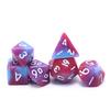 Suministro Directo de Fábrica Dados Mini de 10 mm de Múltiples Caras para Juegos de Mesa Dnd Dados de Plástico Luminosos Bicolores de Múltiples Caras Set Colorido