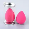 Esponja de Maquillaje, Puff de Maquillaje, En Caja, Doble Uso para Aplicación Seca y Húmeda, Forma de Calabaza, Corte Diagonal, Forma de Gota de Agua, Se Expande al Mojarse, Mayoreo