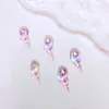 Acessórios para Unhas Arte de Unhas Estilo Oceano Tinta Pérola Desenho Animado Doce Cauda de Peixe Concha Caramujo Resina Capa de Celular Decorações de Unhas