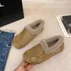 Zapatos de Algodón Boken para Mujer 2026 Mocasines con Felpa Suela Suave Ligera Zapatos de Piel Planos Slip-on Invierno Nueva Llegada Dropshipping