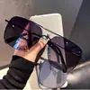 Nuevas Gafas de Sol Polarizadas de Ciclismo de Gran Tamaño con Doble Puente, Efecto Adelgazante para Rostros Grandes, Geniales Gafas de Aviador para Mujeres y Hombres