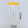 Frasco Espiral Calibre 65 Transparente de Plástico para Almacenamiento Frasco Sellado de PET Botella para Té de Flores Frasco para Empaque de Frutos Secos y Snacks