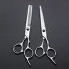 Tijeras de Peluquería para Uso en Casa, Tijeras Planas de Acero Inoxidable, Set de Tijeras Entresacadoras, Tijeras Profesionales para Cortar el Cabello, Fábrica Transfronteriza