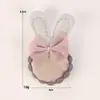Mancha directa ojos de dibujos animados oscuros borla pentagonal conejo ropa infantil hecho a mano DIY pegatinas de tela accesorios accesorios