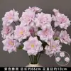 Flores Artificiais Coloridas Estilo Monet Flores Falsas Atacado Verde Roxo Arranjo de Casamento Cenário Decoração de Paisagismo