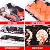 SUNZZA PACKING Caja de embalaje desechable para sushi estilo japonés con impresión roja de mascota, caja de embalaje para llevar