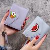 Monedero de Color Sólido con Borla de Frutas y Verduras Shein 70% de descuento Cartera Estilo Ins Cartera para Mujer Portatarjetas de Estudiante Cartera Delgada
