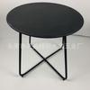 Soy un fabricante de mesa de centro de hierro simple, bandeja de cafetería, mesa redonda, mesa de centro pequeña, mesa redonda plegable de cuatro patas para hotel