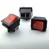 Interruptor basculante tipo barco interruptor tipo barco 6 pies con luz/6 pies 3 velocidades/6 pies 2 velocidades 4 pies 2 velocidades con enchufe impermeable KCD4