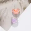 Fornecimento direto da fábrica DIY feito à mão banhado a cores 18mm banhado a cores convexo pêssego amor contas soltas acrílico acessórios de vídeo