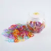 Nuevas Bandas Elásticas de Botella de Calabaza para Niños Dibujos Animados No Dañinas Gomas para el Cabello Color Alta Elasticidad Bandas de Goma Desechables