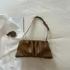 Bolsas de Nicho para Mujer Plisadas 2026 Nuevo Estilo Blanco Plisado Nube Bolso de Axila Bolso Versátil de Hombro Cruzado Bolso de Mano