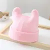 Ins Explosiones Coreano Bebé Lindo Oreja Lana Tejida Sombrero Color Caramelo Todo Fósforo Cálido Sombrero para Bebés Niños y Niñas