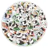 53 nuevas series originales panda un día pegatinas para niños DIY cuenta manual creativa pegatinas para cuaderno de escritorio