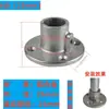 Conexiones para Tubo Redondo de 20/25/32mm Codo en T de Aleación de Aluminio de 4 Puntos Conector para Tubo de Acero de 6 Puntos Sujetador para Tubo Galvanizado de 1 pulgada