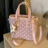 Bolso Pequeño Exquisito Transfronterizo para Mujer, Nuevo Tendencia Verano 2026 Bolso Cubo de Hombro Cruzado de Lunares