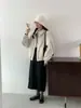 Falda Lápiz Recta Egg Korea Dongdaemun 2025 Color Puro Nuevo Aspecto Adelgazante Abertura Trasera