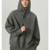 2026 Nuevo Suéter con Capucha de Punto Grueso Abrigo de Suéter Unisex Holgado Casual Versátil Top Perezoso