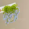 Vento da Primavera Soprando, Flores de Salgueiro Balançando~ Brincos de Franja de Flor de Pérolas Super Feéricos, Presilhas para Orelhas para Mulheres Sem Orelhas Furadas, Pingentes de Orelha de Nicho