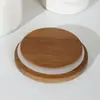 Tarro Sellado de Cerámica Simple para Cocina Transfronterizo con Tapa de Bambú Estilo Nórdico Gris y Blanco Tarro de Almacenamiento de Café Tarro de Té Tarro de Azúcar